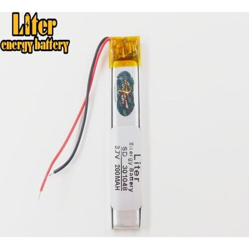 031048 301048 3.7V 200mAh 301050 Lithium Polymer Li-Po li ion Rechargeable Battery For Mp3 MP4