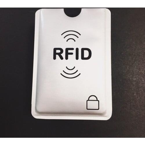 10pcs Anti Rfid Card Holder NFC Blocking Reader Lock Id Bank Card Holder Case Protection Metal Credit Card Case Aluminium
