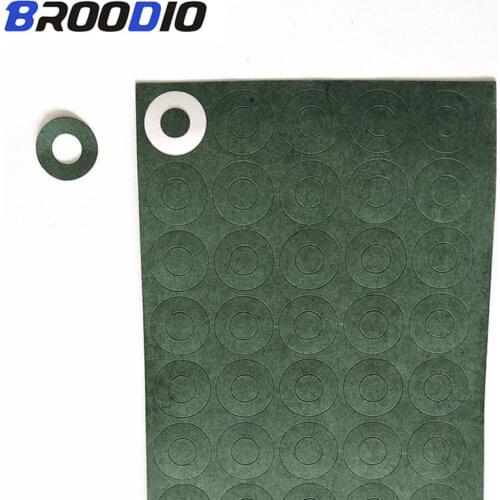 100pcs 1S 18650 Insulation Gasket Battery Barley Paper Battery Pack Cell Insulating Paper Glue Patch Electrode Insulated Pads