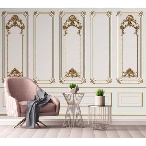 Beibehang Custom wallpaper papel de parede 3d photo mural embossed door frame plaster European style wall living room wallpaper