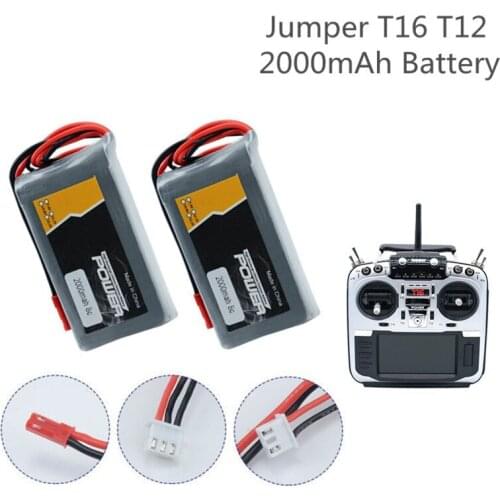 Lipo Battery for Jumper T16 T12 Open Source Multi-protocol Radio Transmitter 7.4v battery 2S 7.4V 2000MAH Lipo Battery