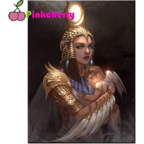 5d diy Diamond Painting Egypt woman baby,wall Picture Art Decor Cross-Stitch Mosaic diamant embroidery sale queen portrait k42