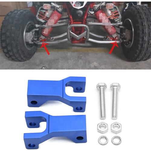 3.5" CNC Aluminum Motorcycle Front Lowering adjustable Kit Drop Lowering block Bracket for DVX400 KFX400 LTZ400 LTZ 400 DVX KFX