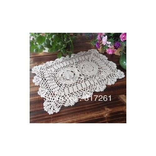 Free shippingZAKKA handmade beige 30x40 cm coffee table mat cover tea pad coaster placemat towel for home decor cup pad
