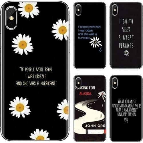 Soft Cover Bag Looking For Alaska Quote Map Poster For Samsung Galaxy A3 A5 A7 A9 A8 Star Lite A6 Plus 2018 2015 2016 2017