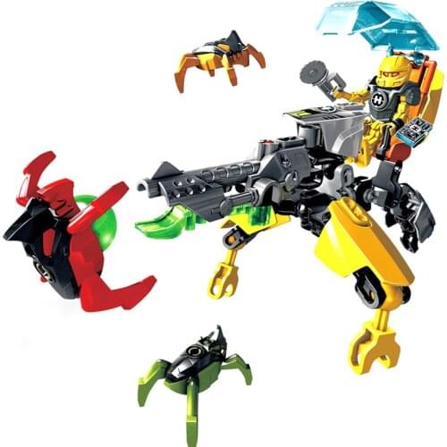 BIONICLE EVO WALKER Action Figures Building Block Robot Toys For Kids Christmas Boy Gift Compatible Major Brand 50pcs/Set