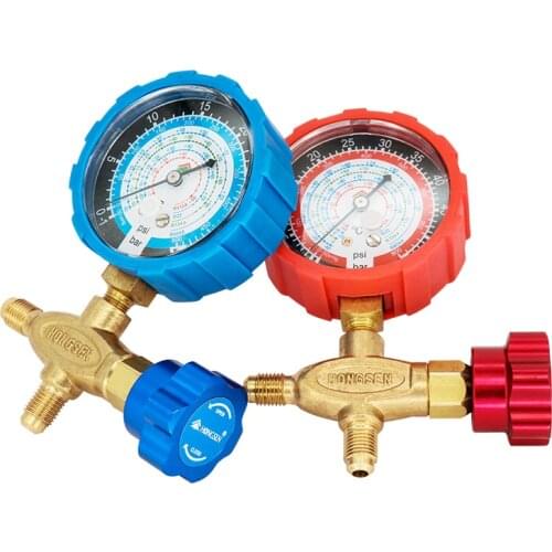 HS-466 Refrigerant pressure gauge manifold gauge for AC Airconditioning Conditioner R410 R22 R32 R134a