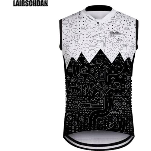 LairschDan gilet sans manche mens summer cycling sleeveless jersey quick dry cycling sleeveless woman mtb bike vest bicycle coat