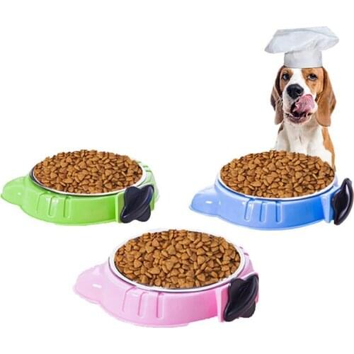 Pet Bowl Stainless Steel Water Food Feeder Feeding Dog Puppy Cat Hanging Cage Bowls Detachable Easy Washing Pets Supplies