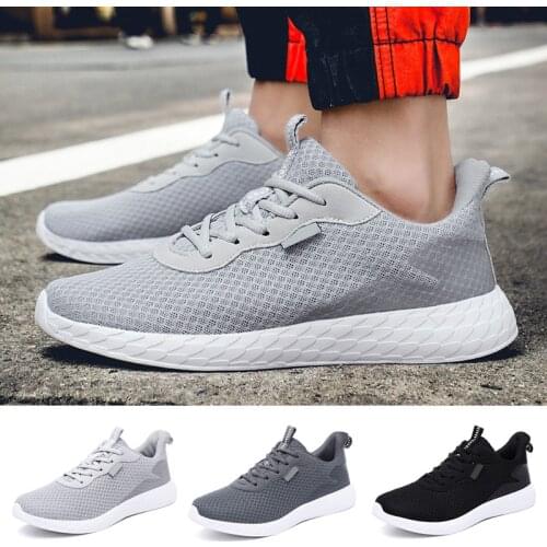 Mens Summer Mesh Sneakers Comfortable Breathable Flying Woven Shoes Durable Non-slip Tenis Femininos Zapatilla Mujer