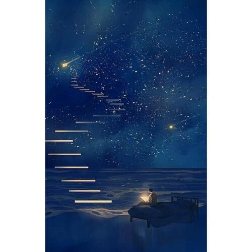 DIY Hopes Ladder Landscape Painting Diamond Painting Full Diamond Embroidery Home Decoration Gift GJ216