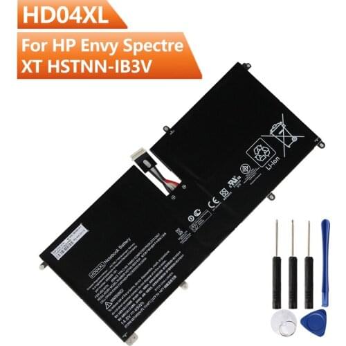 Original Replacement Laptop Battery HD04XL For HP Envy Spectre XT HSTNN-IB3V 13-2120tu TPN-C104 13-2095ca 685989-001 45Wh
