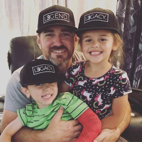 LENGEND LEGACY Snapbacks Father Son Dad Gift Kids Child Baby Baseball Caps brand hip hop golf dad caps Adjustable Gorras