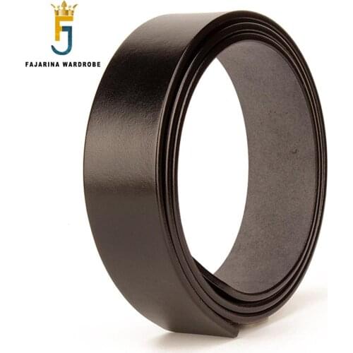 FAJARINA Quality Cow Skin Genuine Leather Men Cowhide Automatic Style 35mm Belts without Buckle No Holes No Teeth N17FJ777