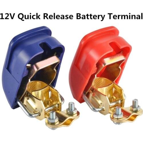 Universal 12V Quick Release Battery Terminals Clamps Battery Cut Off Switch Kill for Car Caravan Boat Batteries & Accessories