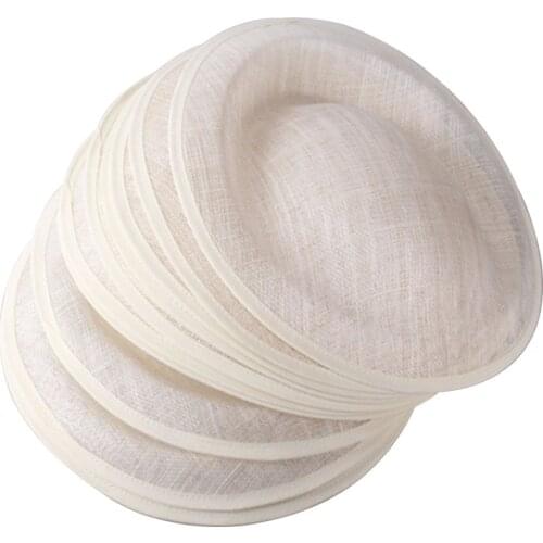 Ivory Red Black 30CM Derby SINAMAY Fascinator Base Great for Making Fascinators Party Hats Cocktail Hats Millinery Accessoires