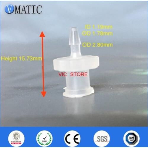 High Quality 100Pcs/Lot 1/16 Inch Barb Female Luer Tapered Syringe Fitting (Polyprop) Luer Lock Tapered Connector
