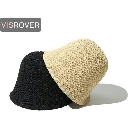 VISROVER new 7 colorways Summer Bucket cap for Women spring fishing hat outdoor sports Aurtumn ladies hat gift wholesales