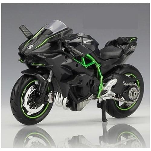 1:12 KAWASAKI NINJA H2 R Motorcycle Maisto Diecast Alloy Model Toy Black Ninja H2R Motorbike Detachable Collection