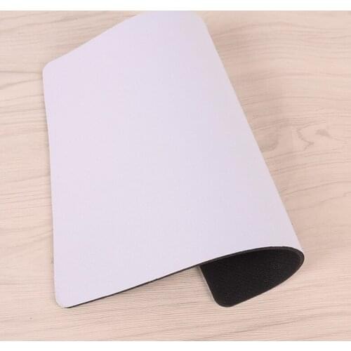 1pcs White Fabric Mouse Mat Pad 3mm Thick Non Slip Foam 26*21cm