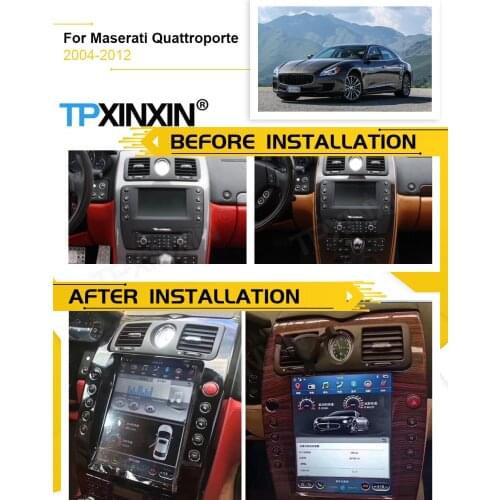 64G Car Multimedia Stereo Radio Android 9 For Maserati Quattroporte 2004 2005 2006 2007 2008 2009 2010 2011 2012 Audio Head Unit