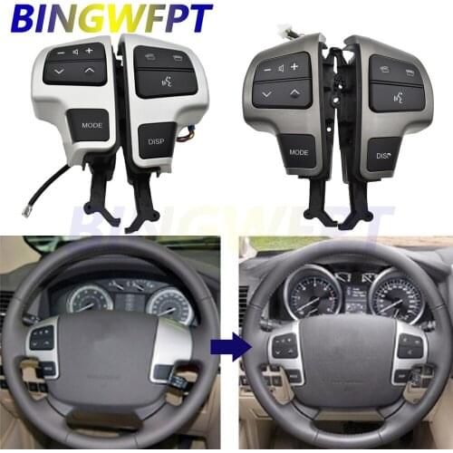 84250-60050-E0 Gray/silver Steering Wheel Audio Control Switch * Button For Toyota LAND CRUISER 200 2008 2009 2010 2011