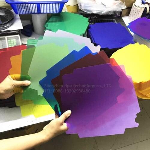 Color Transparent PET Temperature Lens