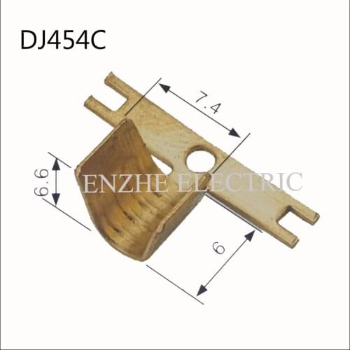 DJ454C brass Line card line buckle 2.0-2.5mm2 auto terminal brass Plug-in terminal spring wire connector cable automotive