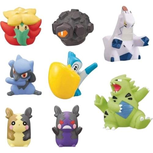 Pokemon Action Figure Finger Dolls Collection model toys Children Gifts Rolycoly Duraludon Riolu Pelipper