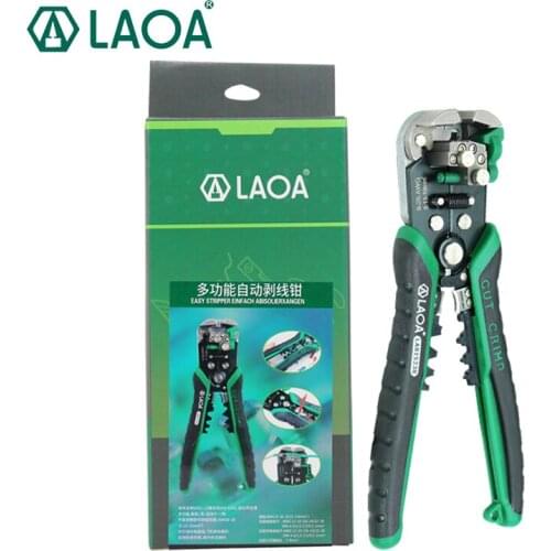 LAOA Wire Stripper Tools LA815238 Professional Electrical Automatic Cable Stripping Wire Cutter Tools for Electrician Crimping