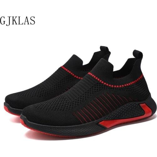 Mesh Casual Shoe for Men Sneaker Loafers Slip on Sport Shoes Men Outdoor Trainers White Black Shoes Mens Breathable Sneakers