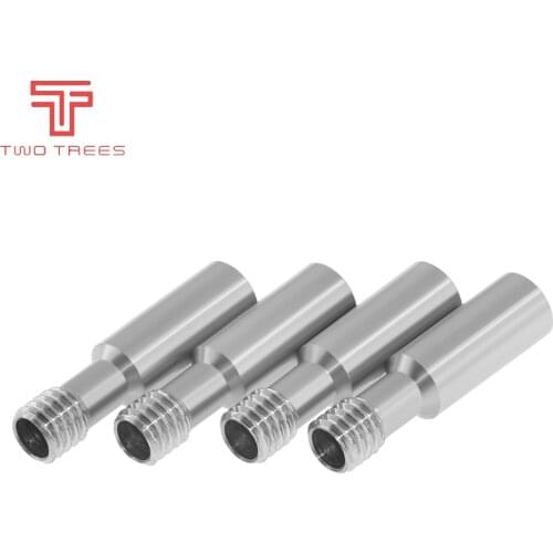 2PCS Full Metal Part CR10 Ender3 Special Throat Bowden Tube Thread For 1.75mm Filament Stainless Steel Throat 3D Printer Parts