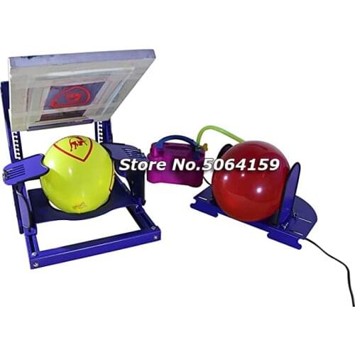 One Color Complete Set of Screen Printing Machine Equipment for Ballon Silk Screen Printing Kit Ballon Screen Printing Machine