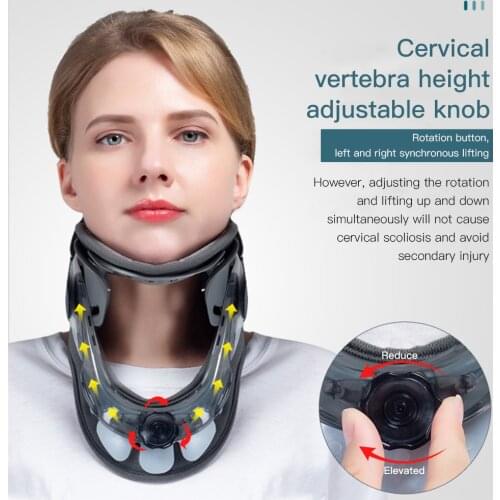 Adjustable Inflatable Neck Brace Straightener Support Stretcher Cervical Vertebra Traction Relieve Neck Pain Neck Hammock
