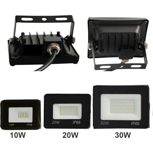 Ultra-thin 10W 20W 30W 50W 100W 150W 200W LED Flood Light 220V Reflector Flood Spot exterior IP65 Waterproof Outdoor Garden Lamp