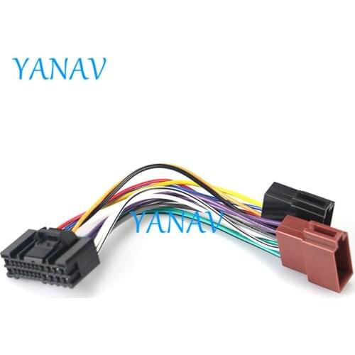 12-114 Wire Harness Adaptor for-HYUNDAI 2004+ for-KIA 2004+ (select models) Car Stereo Radio ISO Standard Connector Adapter