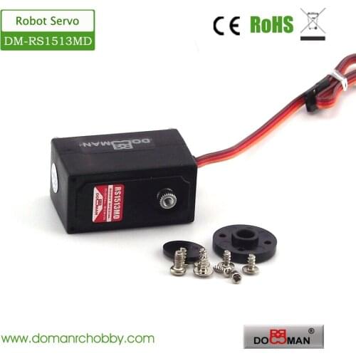 4pcs/lot DM-RS1513MD metal gear 15kg digital 270 degree Humanoid rc robot servo