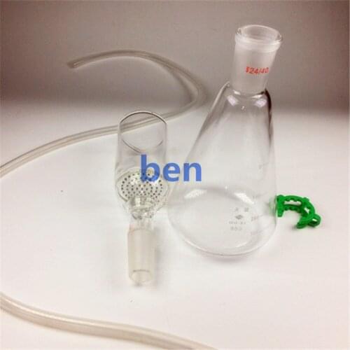 500ml,24/40,Suction Filtration Device,47mm Buchner Funnel & 500ml Litre Erlenmeyer Flask