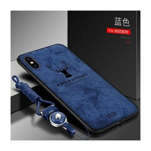 For Samsung Galaxy A01 Core Case Luxury Soft STPU+Hard fabric Deer Protective Back Cover Case for samsung a01 core a01core shell