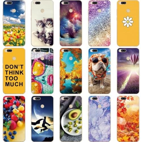 For Xiaomi Mi A1 Case Silicon Soft Cute TPU Back Cover Phone Case For Xiaomi MiA1 Mi 5X Mi5X Xiomi Mi A1 Silicone Case Fundas