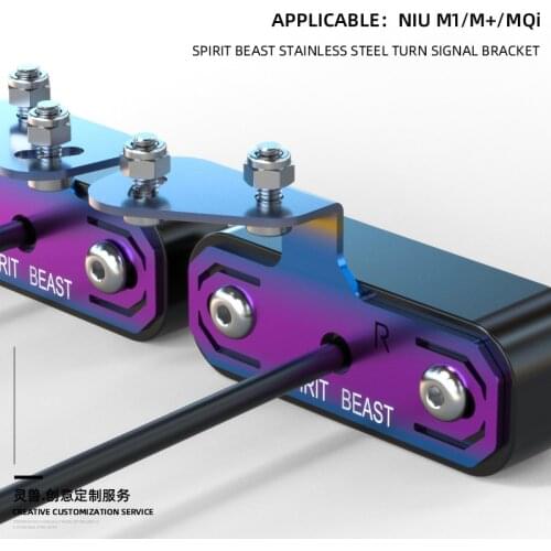 SPIRIT BEAST Electric Scooter Front Turn Lamp Holder Turn SignalLlight Fixing Frame Bracket Accessories For NIU M1 M+ MQi MQi
