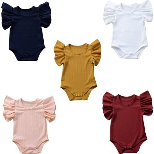 Боди с коротким рукавом для малышек Goocheer China At AliExpress