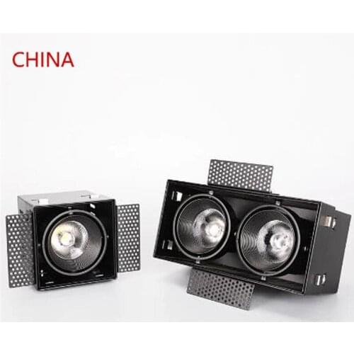 Gu10 accessories LED COB Spot Led Downlight Dimmable AC85-265V Warm/ Natural/Cold White Recessed LED ceiling Lamp Spot Light