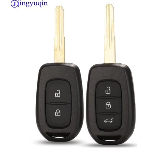 Jingyuqin 10p Folding Flid Key For Renault 2/3 Buttons Remote Car Key Shell Case Cover