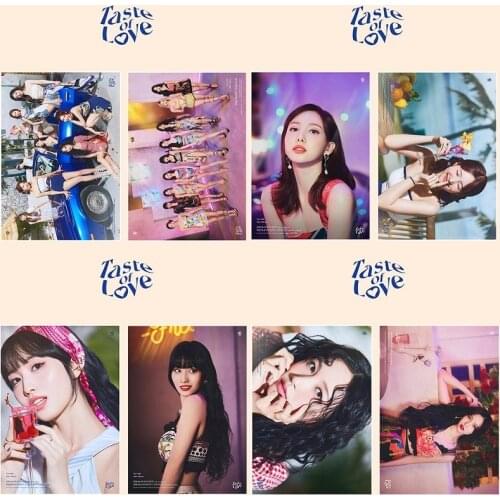 KPOP TWICE New Album Taste Of Love Peripheral Posters Pictorial ONCE Collection Poster Nayeon