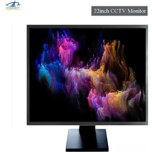 22 Inch 1680 * 1050P Industry CCTV Monitor Metal Case PAL NTSC SECAM BNC TFT LCD Screen Fit For DVD Xbox PS4 Laptop Display