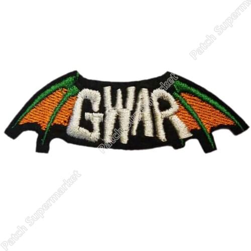 3" GWAR Rock Band Memorabilia Jacket Shirt Pants Hats Iron On On Patch Tshirt TRANSFER MOTIF APPLIQUE Rock Punk Badge