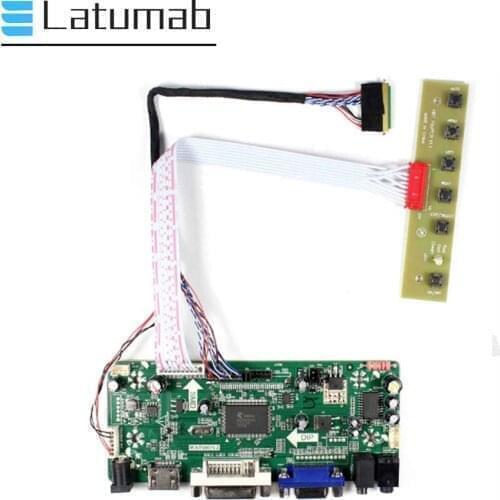Latumab Controller Board for G150XG03 V4 / G150XG03 V5 LVDS 15" LCD Display 1024×768 Matrix HDMI+DVI+VGA Driver Board