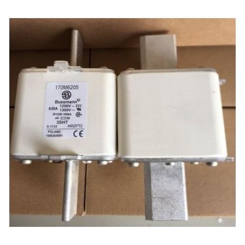 Fuses: 170M6204 550A 1250V / 170M6205 630A 1250V aR