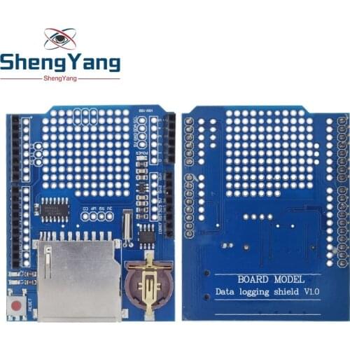 ShengYang New Logging Recorder Data Logger Module Shield V1.0 for Arduino UNO SD Card Hot